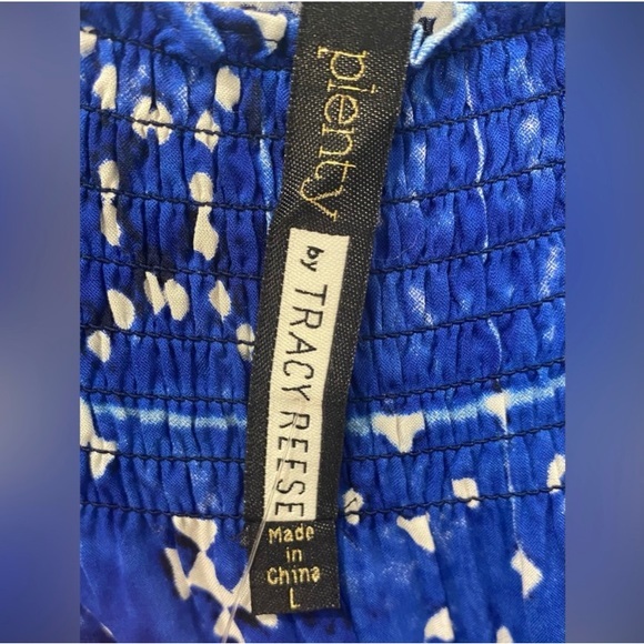 Anthropologie Plenty by Tracy Reese Off the Shoulder Romper with Pockets‎ Size L - Picture 5 of 8